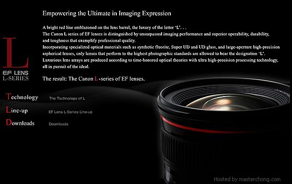 Canon EF L Series Main Page