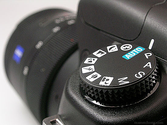Sony A200 Shooting Mode Dial
