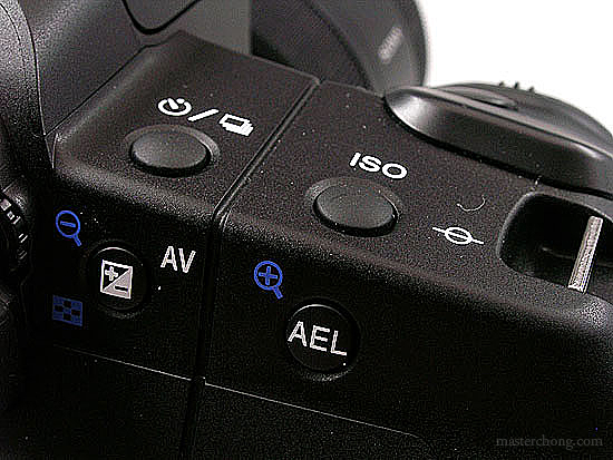 Sony A200 Right Buttons