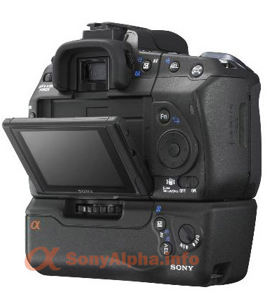 Sony Alpha-LV (Live View) LCD low angle
