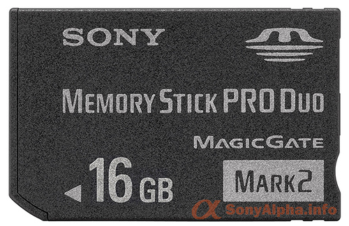 SONY 16GB MEMORY STICK PRO DUO
