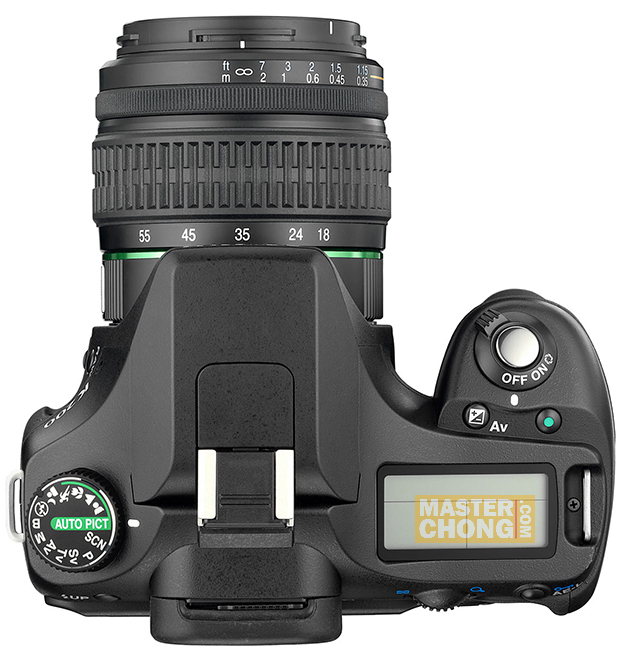 Pentax K200D Top