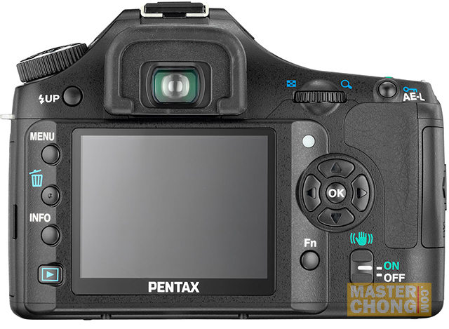 Pentax K200D Back