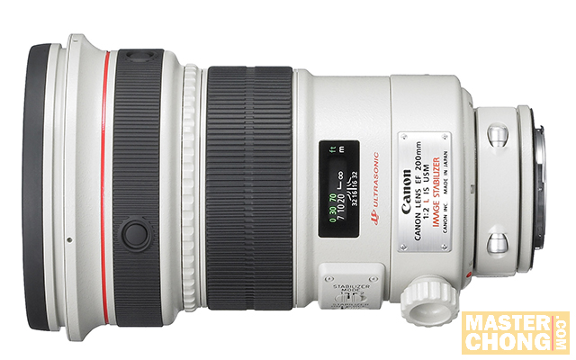EF200mm f/2L IS - Top