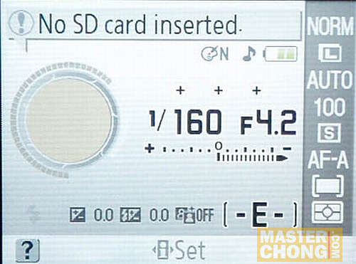 Nikon D60 Menu Interface