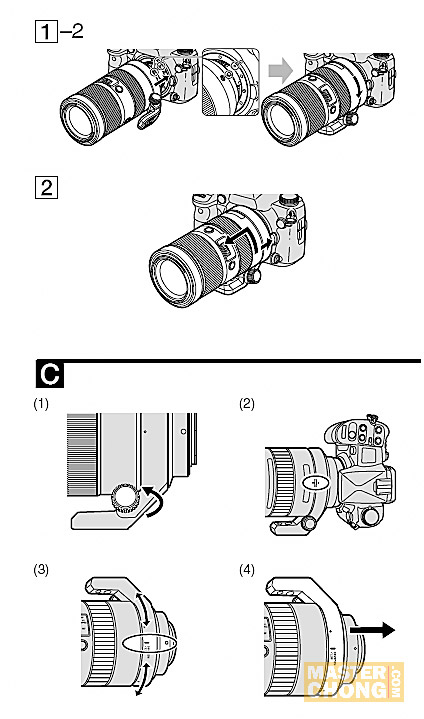 Sony SAL70-400G: Tripod Collar